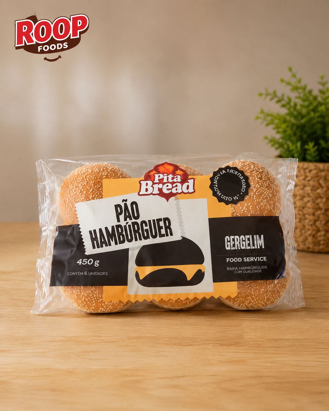 Pita Gergelim 80g 06un