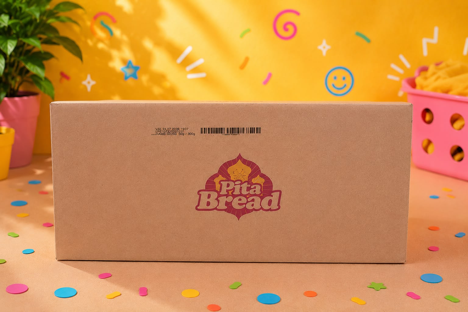 CX Pão Brioche 50g Pita Bread