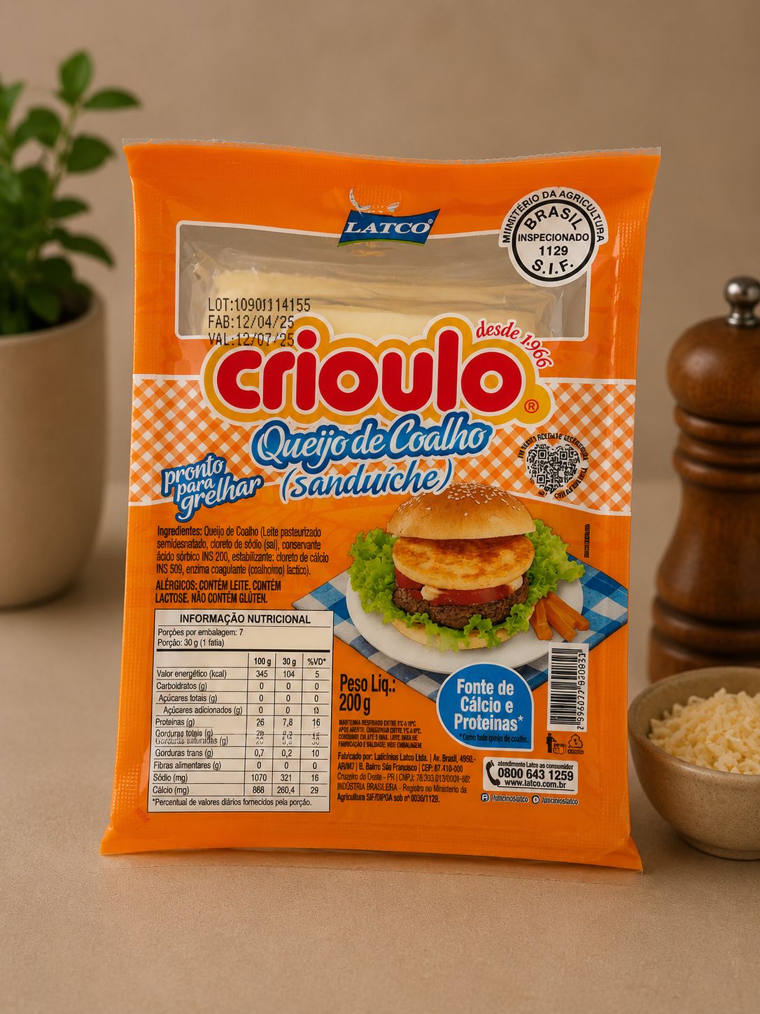 Queijo Coalho 6 Fatias