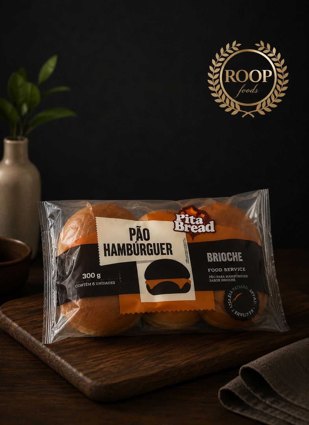 Pita Brioche 50g 6un