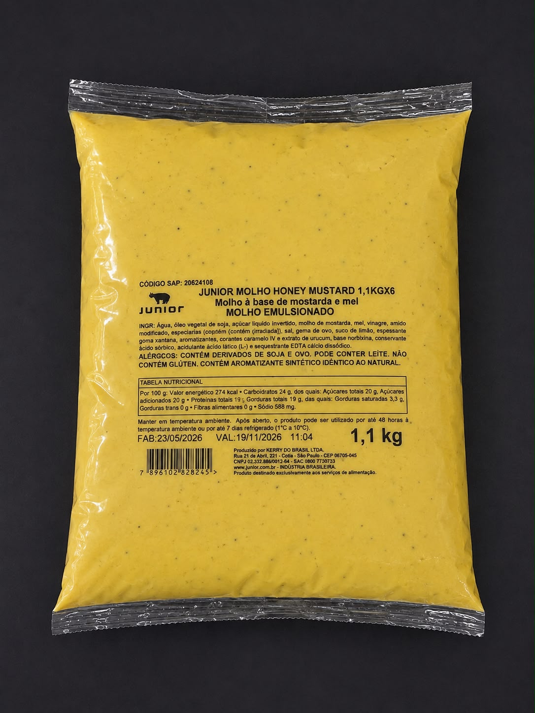 Mostarda e Mel Junior 1,1,1kg