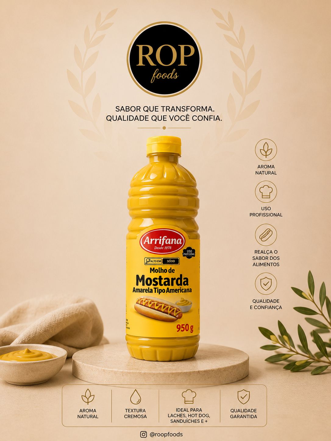 Mostarda Arrifana 950g