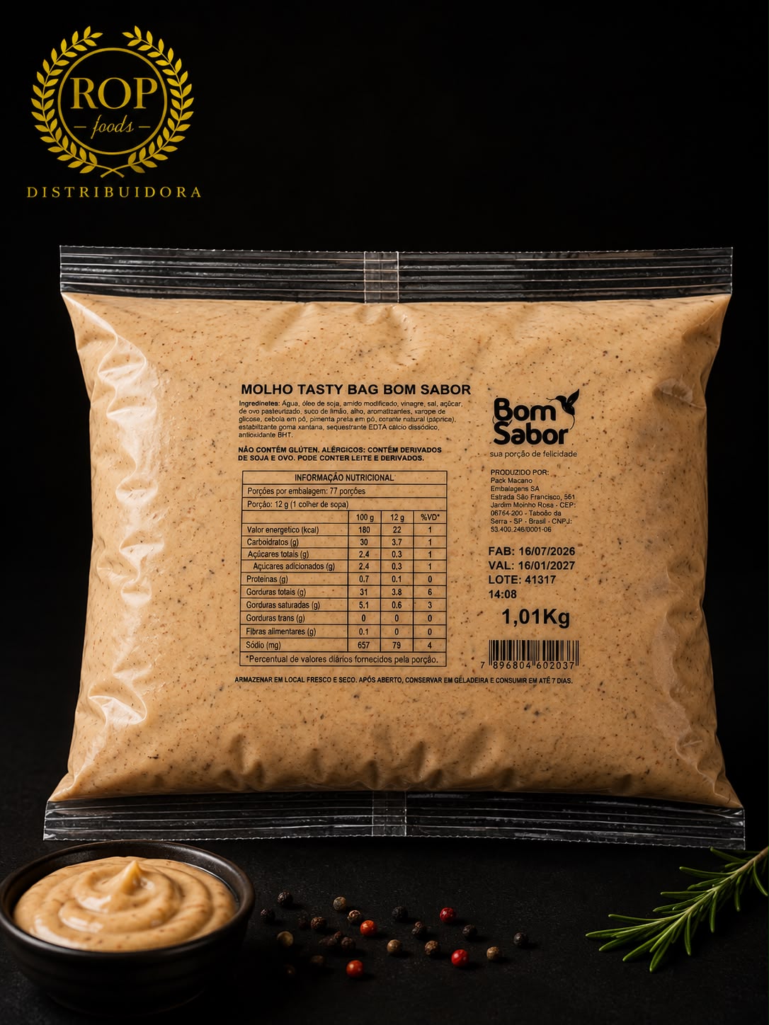 Molho Tast Bom Sabor 1,01kg