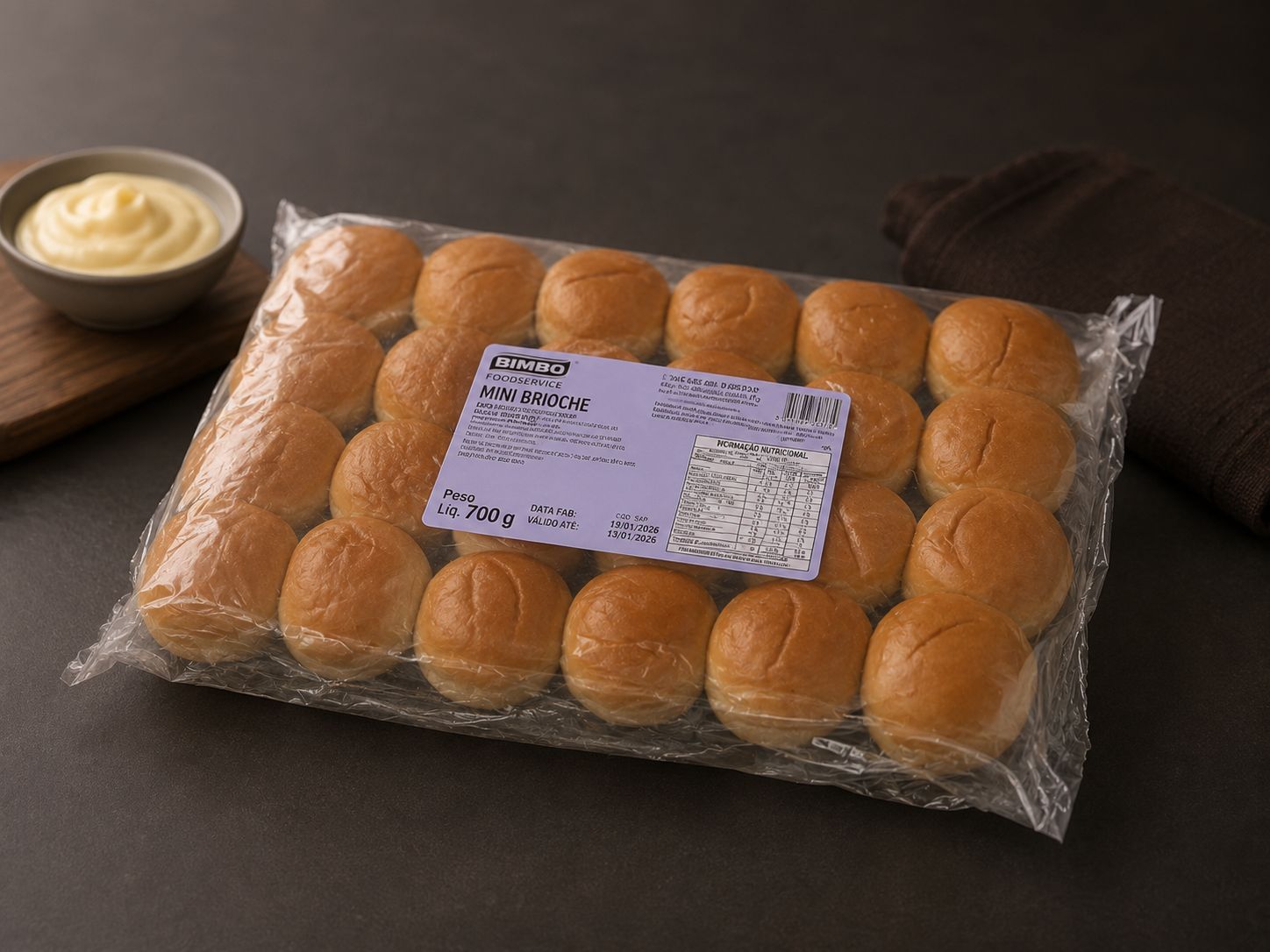 Mini Brioche Bimbo 24un